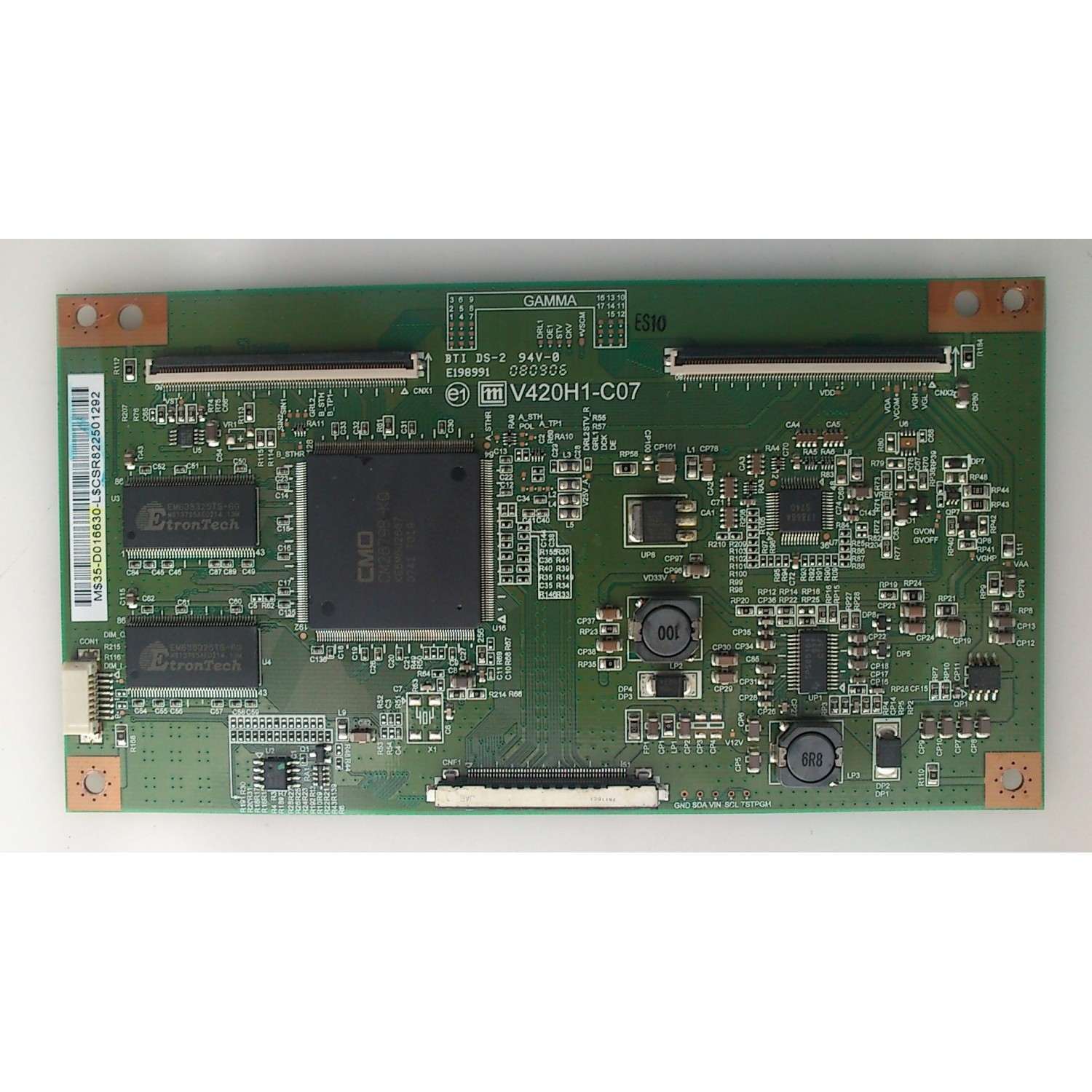 T-CON PARA TV PHILIPS / NUMERO DE PARTE 35-D016630 / V420H1-C07 / 996510010061 / SUSTITUTAS 35-D019140 / 35-D016766 / PANEL'S V420H1-L11 / V420H1-L07 / MODELOS DX-LCD42HD-09 / ST-HB42A1X / 42LE45Q / L42VP01U / LC4276N / MAS MODELOS EN DESCRIPCIÓN